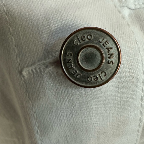 CLEO White Denim Jacket - Picture 2 of 5
